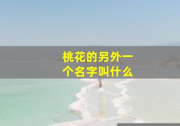 桃花的另外一个名字叫什么