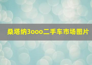 桑塔纳3ooo二手车市场图片