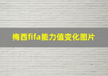 梅西fifa能力值变化图片