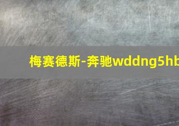 梅赛德斯-奔驰wddng5hb