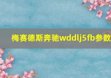 梅赛德斯奔驰wddlj5fb参数