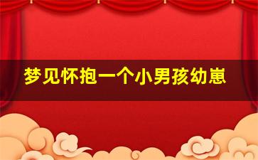 梦见怀抱一个小男孩幼崽