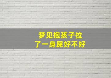 梦见抱孩子拉了一身屎好不好