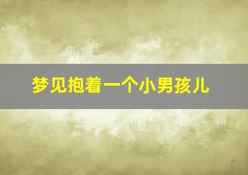 梦见抱着一个小男孩儿