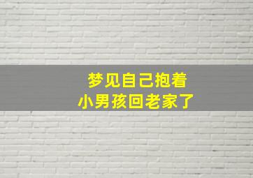 梦见自己抱着小男孩回老家了