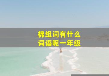 棉组词有什么词语呢一年级