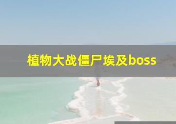 植物大战僵尸埃及boss