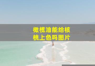 橄榄油能给核桃上色吗图片