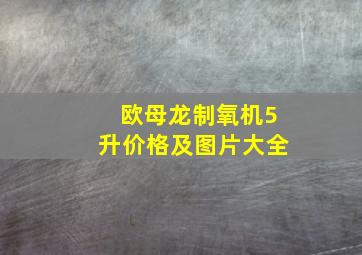 欧母龙制氧机5升价格及图片大全