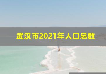 武汉市2021年人口总数