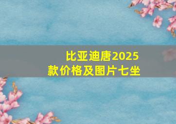 比亚迪唐2025款价格及图片七坐