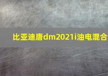 比亚迪唐dm2021i油电混合