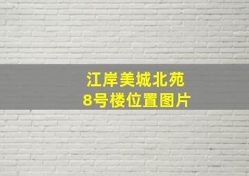 江岸美城北苑8号楼位置图片