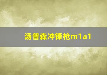 汤普森冲锋枪m1a1