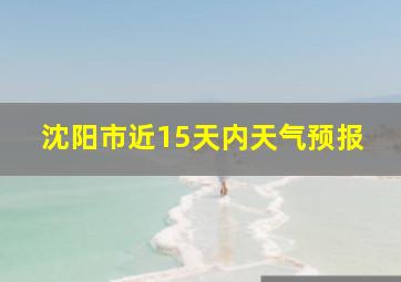 沈阳市近15天内天气预报