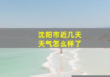 沈阳市近几天天气怎么样了