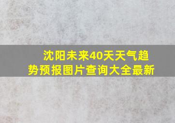 沈阳未来40天天气趋势预报图片查询大全最新