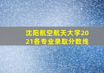 沈阳航空航天大学2021各专业录取分数线