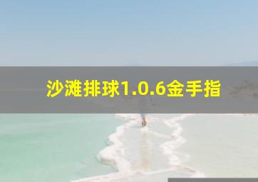 沙滩排球1.0.6金手指