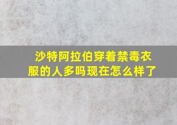 沙特阿拉伯穿着禁毒衣服的人多吗现在怎么样了