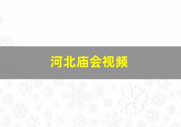 河北庙会视频