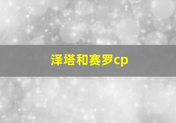 泽塔和赛罗cp