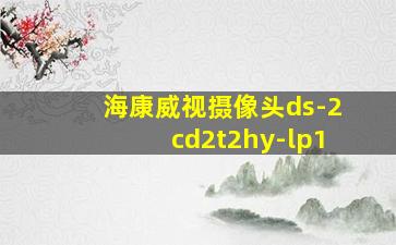 海康威视摄像头ds-2cd2t2hy-lp1