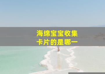 海绵宝宝收集卡片的是哪一