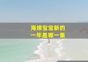 海绵宝宝新的一年是哪一集