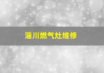 淄川燃气灶维修