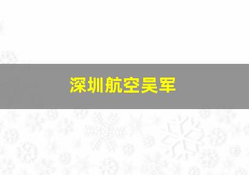 深圳航空吴军