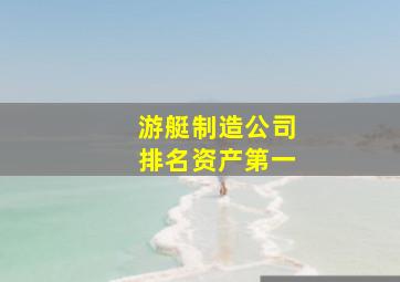 游艇制造公司排名资产第一