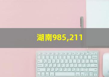 湖南985,211