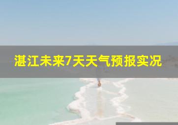 湛江未来7天天气预报实况