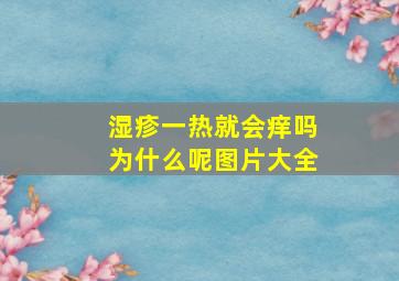 湿疹一热就会痒吗为什么呢图片大全