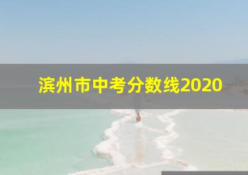 滨州市中考分数线2020