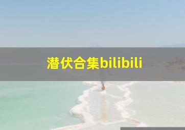 潜伏合集bilibili