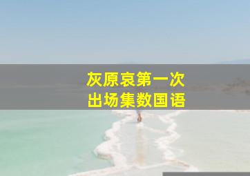 灰原哀第一次出场集数国语