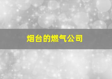 烟台的燃气公司