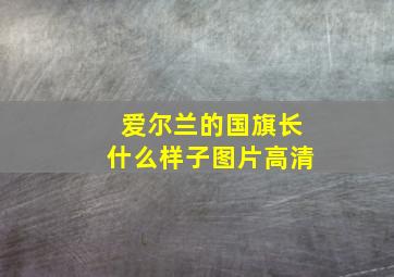 爱尔兰的国旗长什么样子图片高清