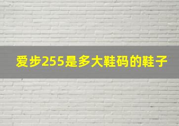 爱步255是多大鞋码的鞋子