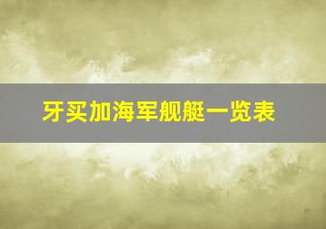 牙买加海军舰艇一览表