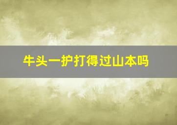 牛头一护打得过山本吗