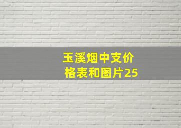 玉溪烟中支价格表和图片25