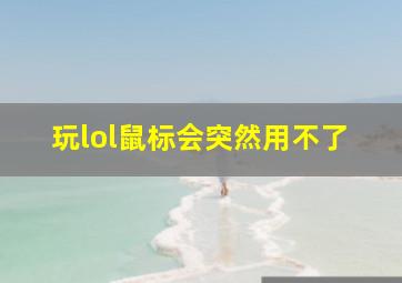 玩lol鼠标会突然用不了