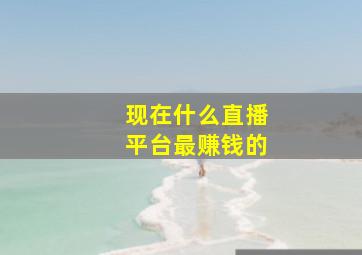 现在什么直播平台最赚钱的