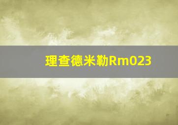 理查德米勒Rm023