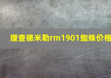 理查德米勒rm1901蜘蛛价格