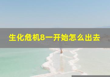 生化危机8一开始怎么出去