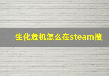 生化危机怎么在steam搜